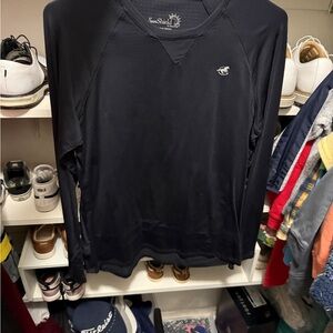 SunShield Women's Long Sleeve Black Top